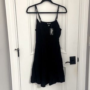 Hot Topic Black Spaghetti Strap Dress